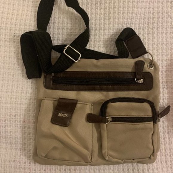 Roots Canada Beige Cross Body Bag - Picture 2 of 4